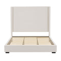 Hampton - Upholstered Platform Bed With Tall Headboard