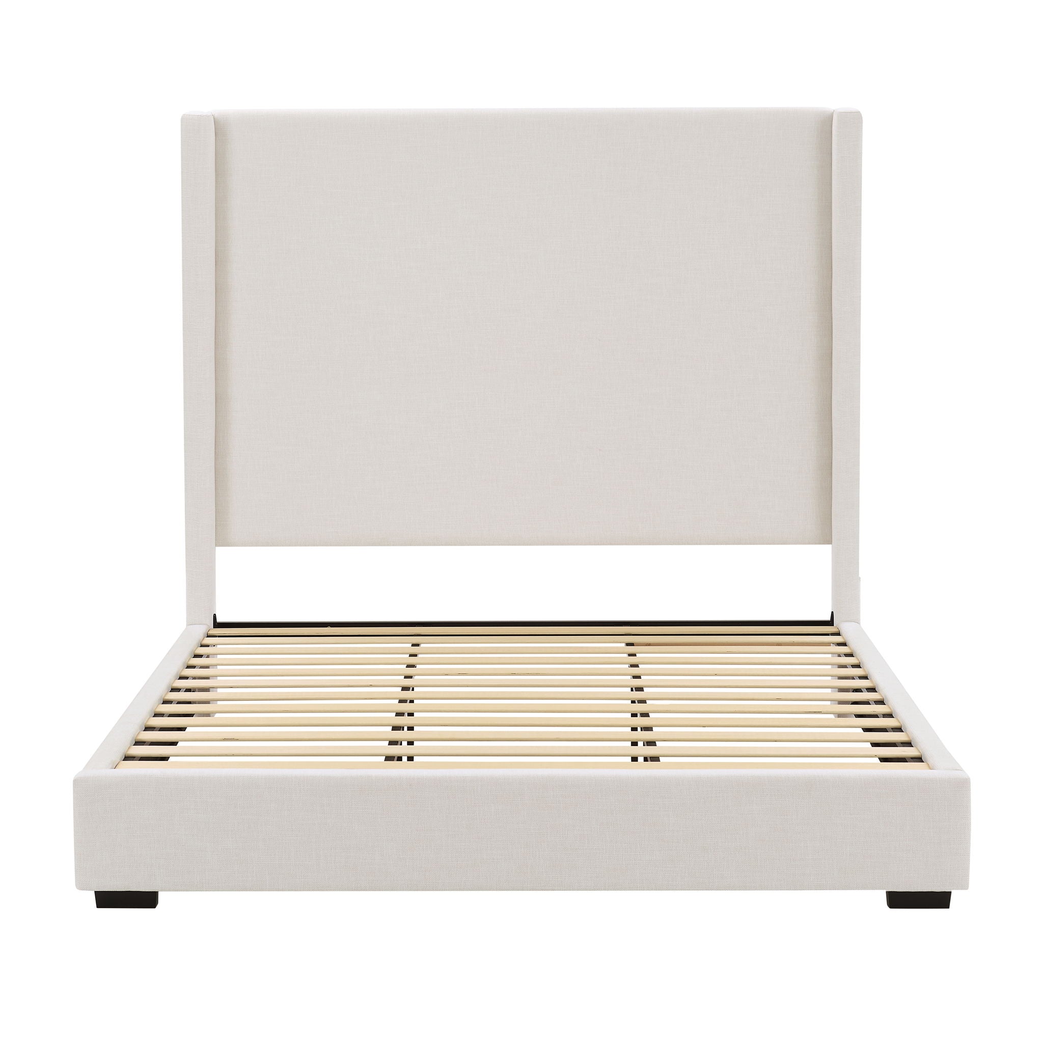 Hampton - Upholstered Platform Bed With Tall Headboard