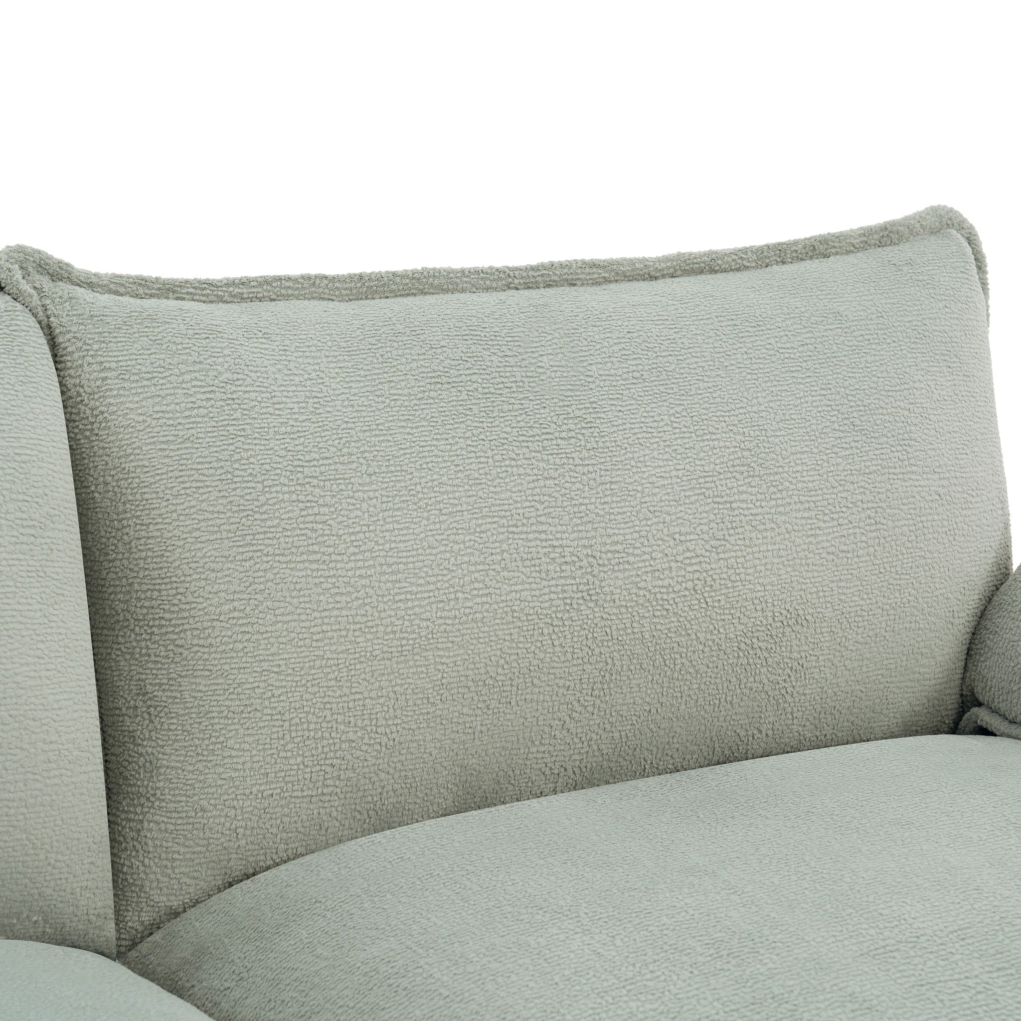 Modern 3 Seater Sofa With Side Storage Pockets For Living Room