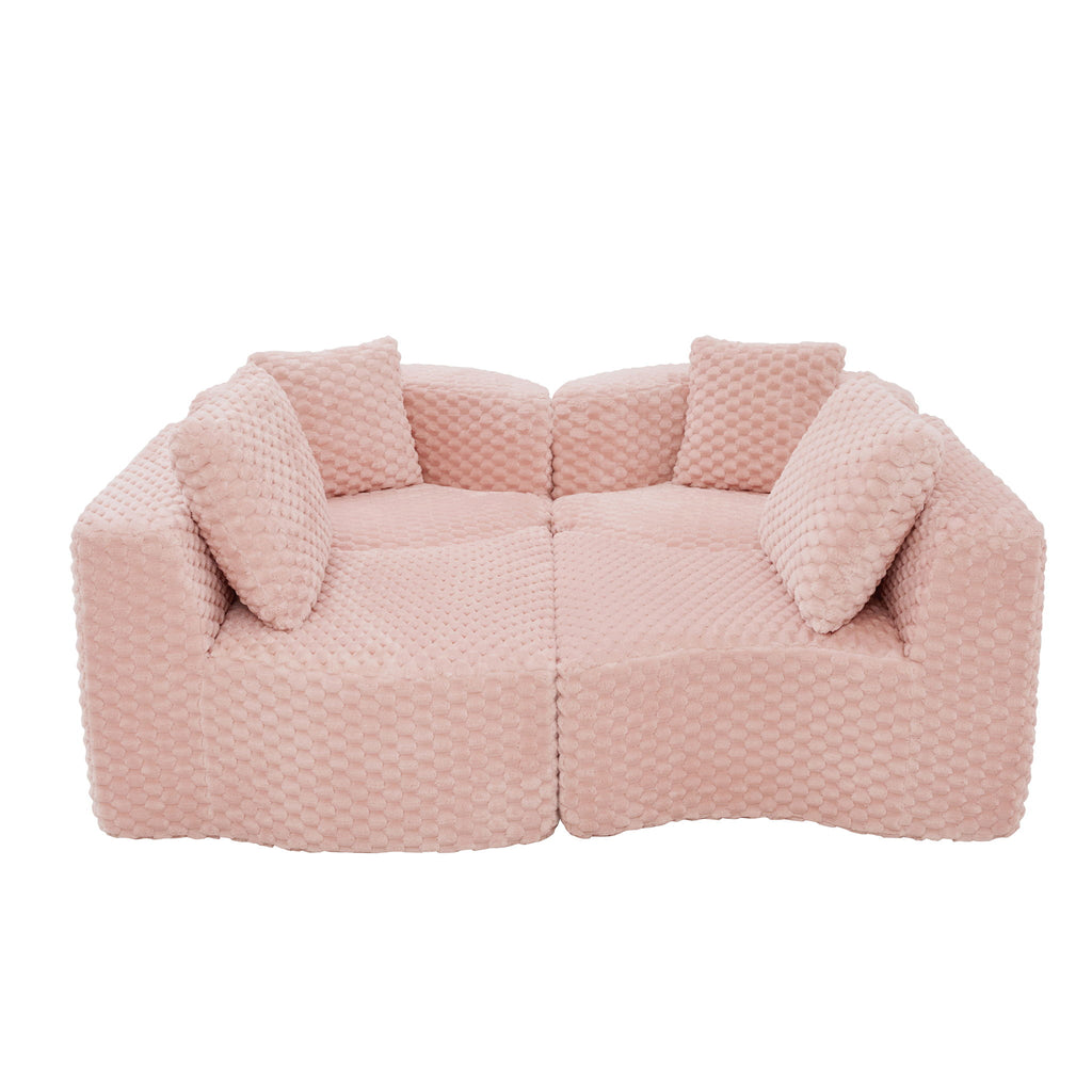 Modular Sectional Sofa With Free Combination Design