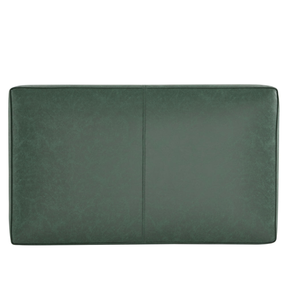 Modern Upholstered Cocktail Ottoman Bench With Cushion Top