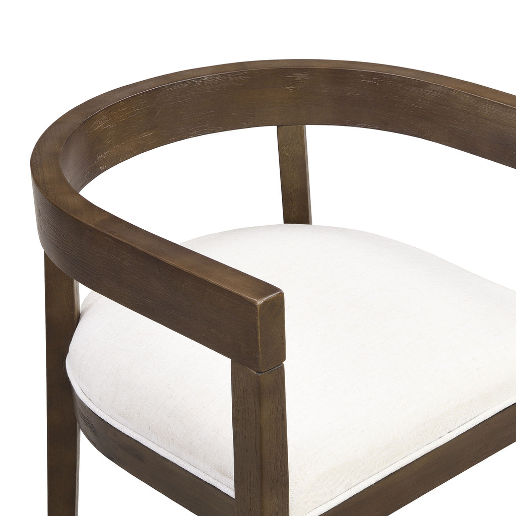 Contemporary Dining Chair Set With Armrests