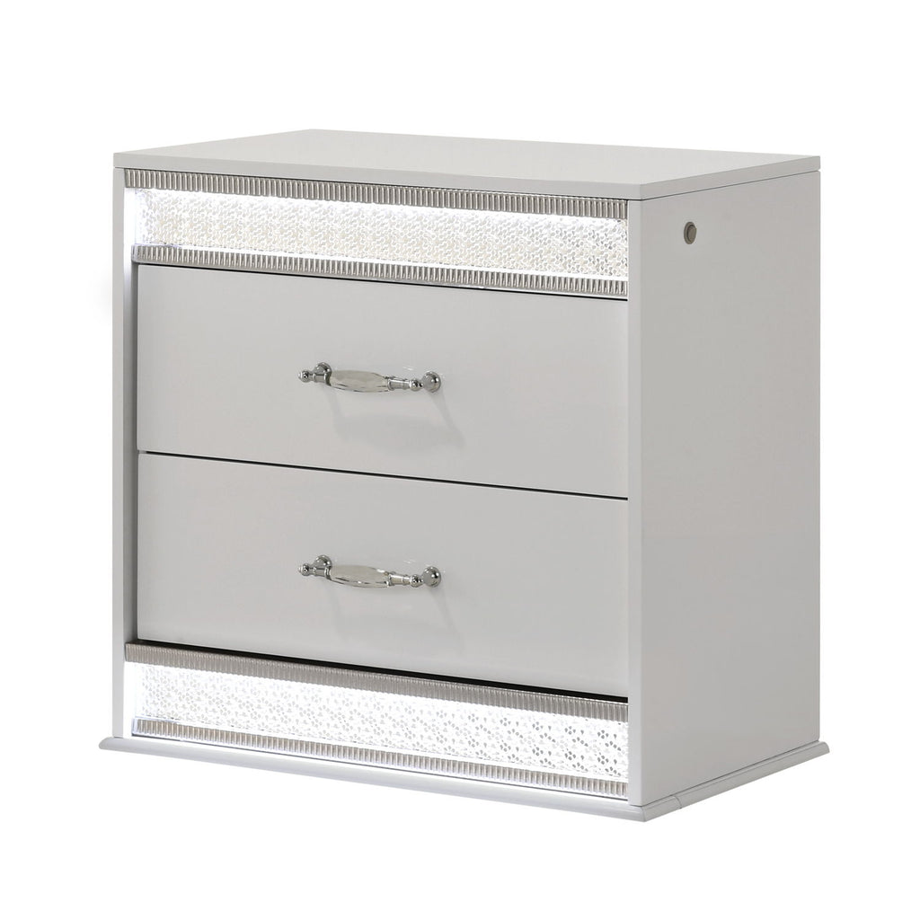 Glam - Bedroom Set With LED Headboard