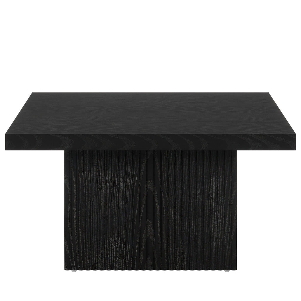 Modern Fluted Square Coffee Table