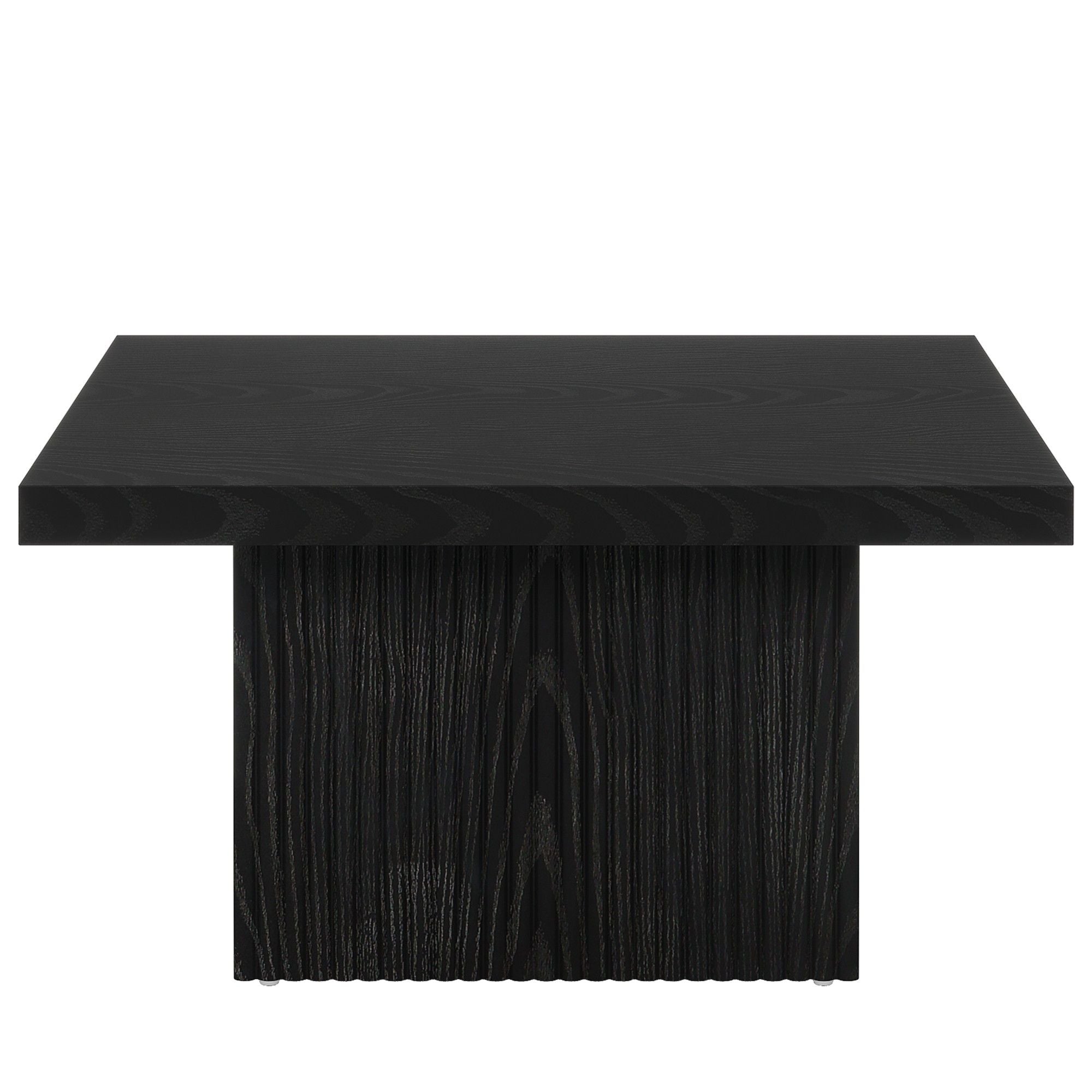 Modern Fluted Square Coffee Table