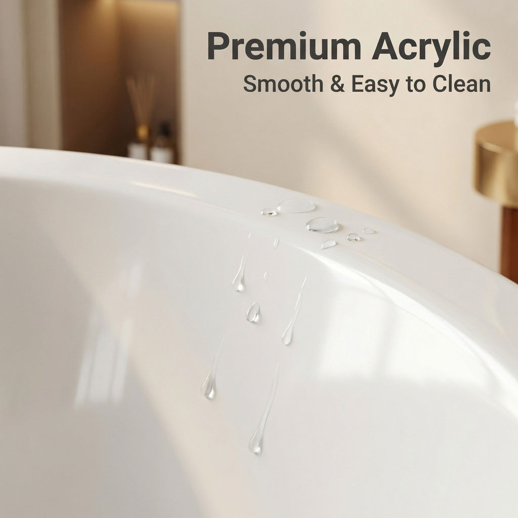 Xavier - Corner Double Massage Bathtub - Milk White