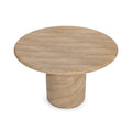 Portola - 47" Outdoor Round Dining Table - Beige