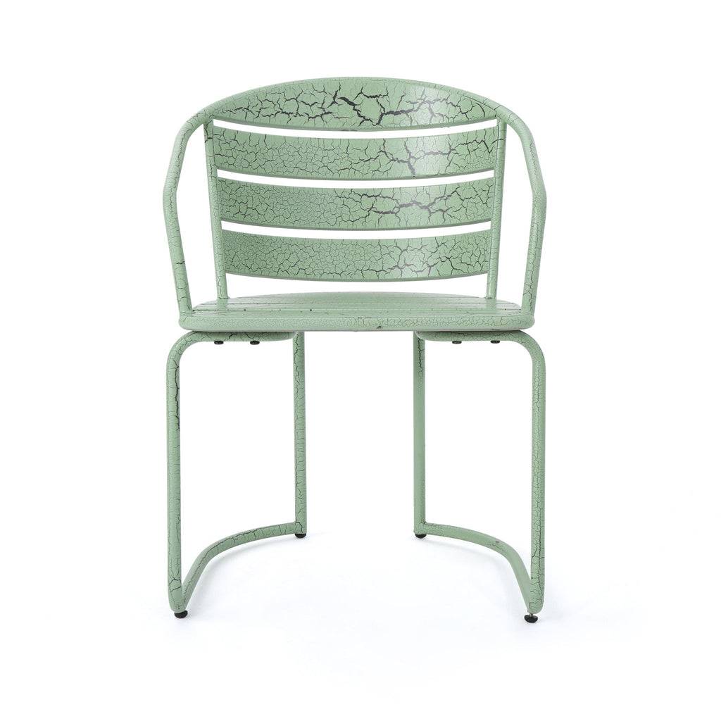 3 Piece Elegant Outdoor Bistro Set With 2 Chairs And Oval Table