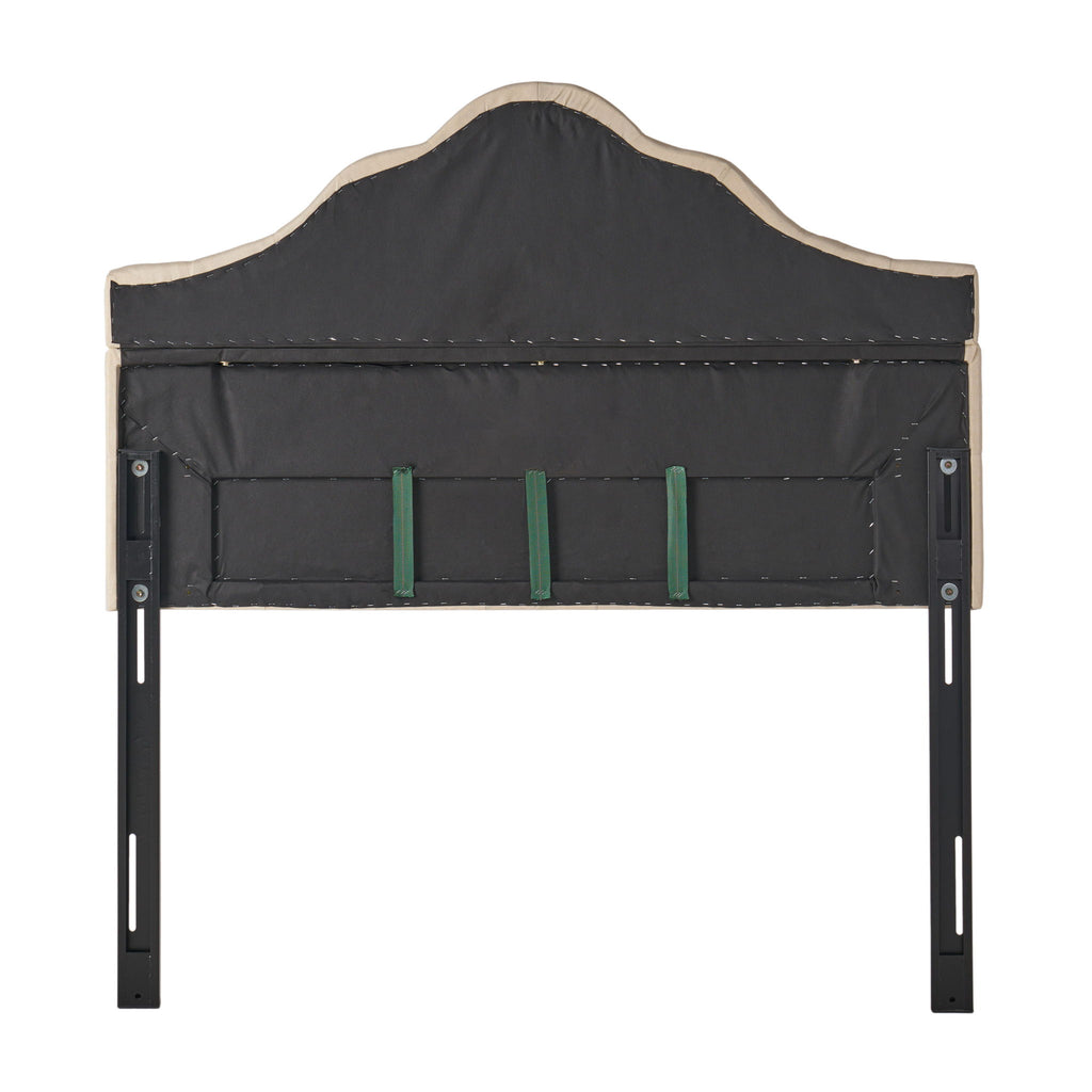 Mardi - Fabric Queen / Full Headboard - Beige