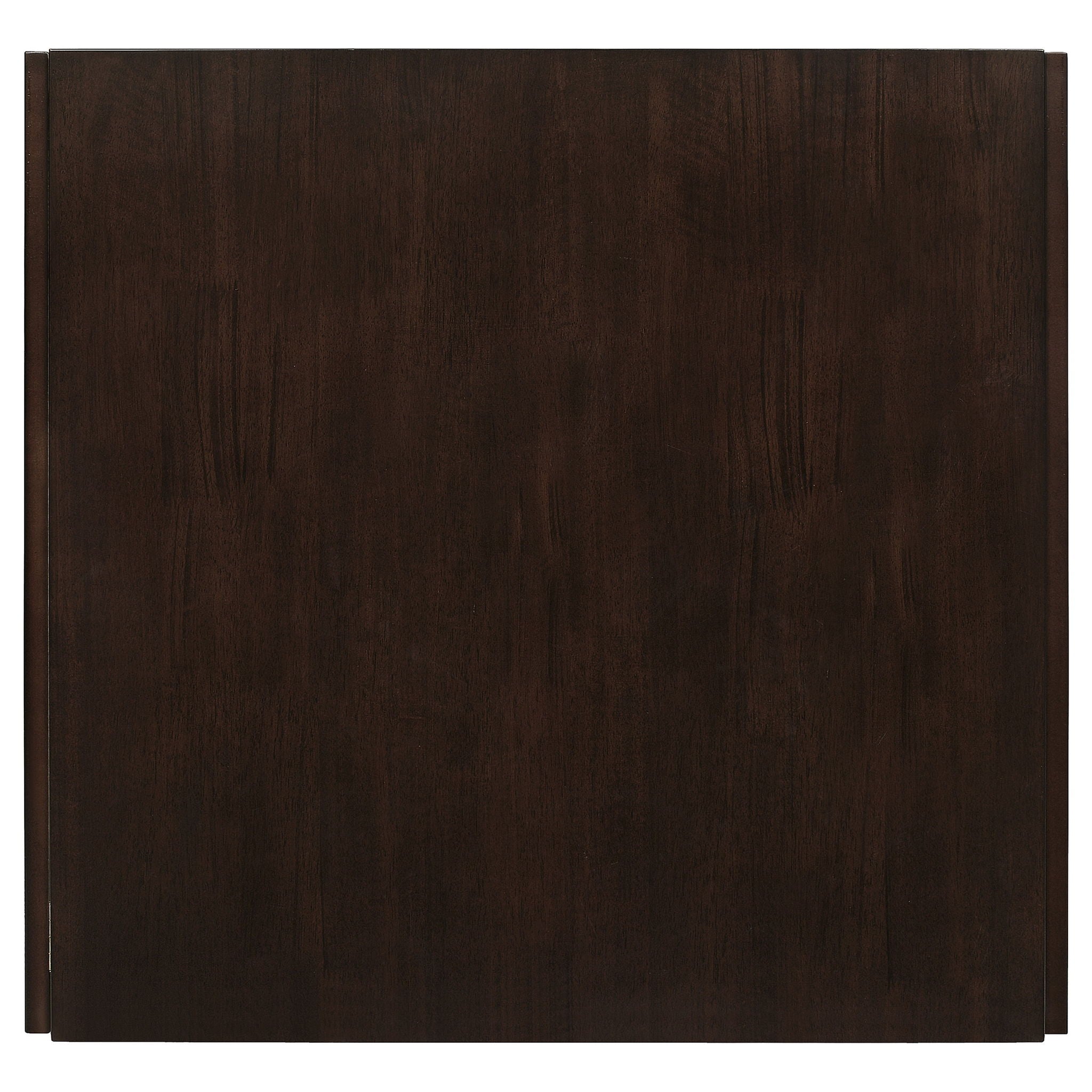 Dining Table With Drop Extension Leaf Table With Foldable Ends For Compact Spaces - Brown