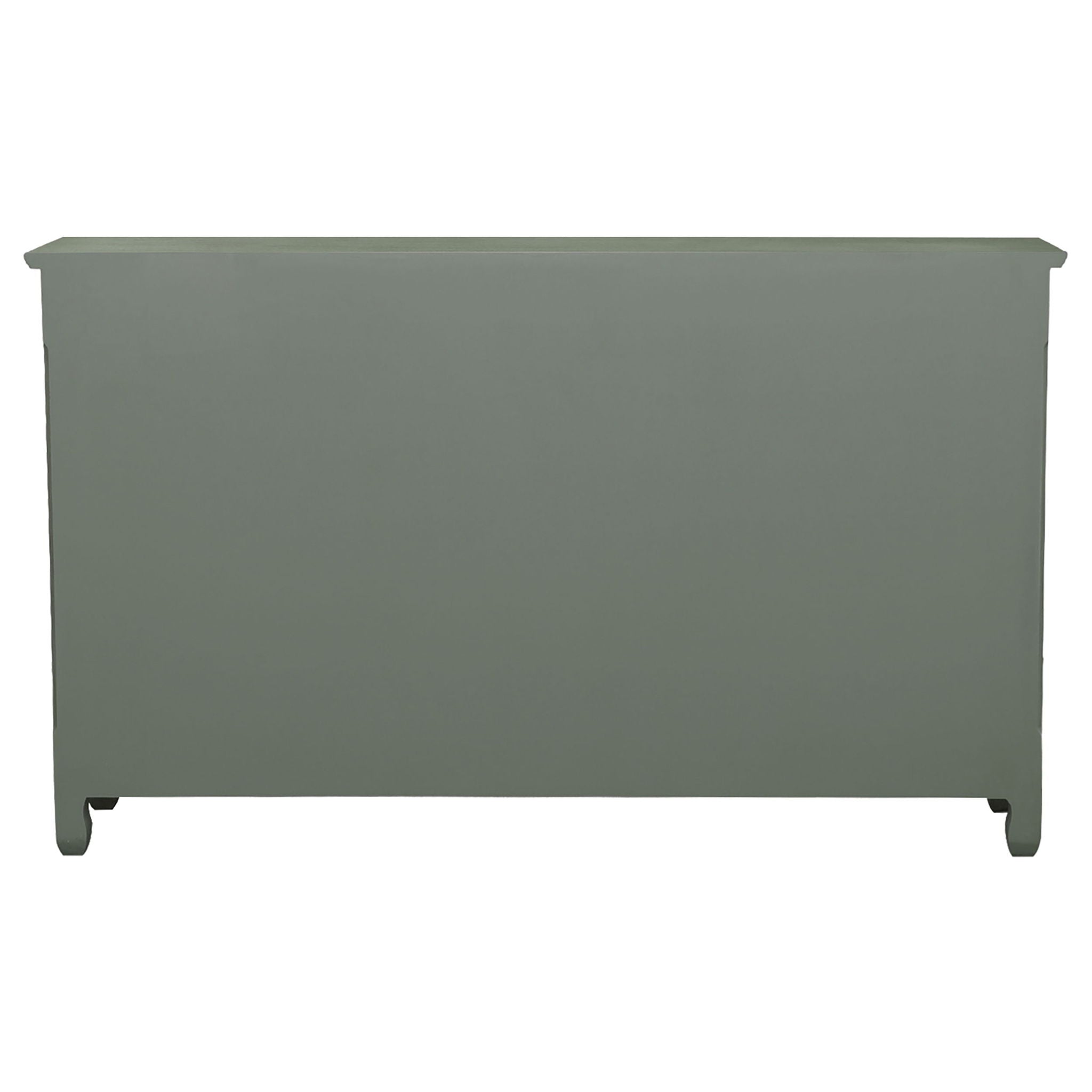 Naomi - 3 Drawer Scrollwork Accent Cabinet - Green