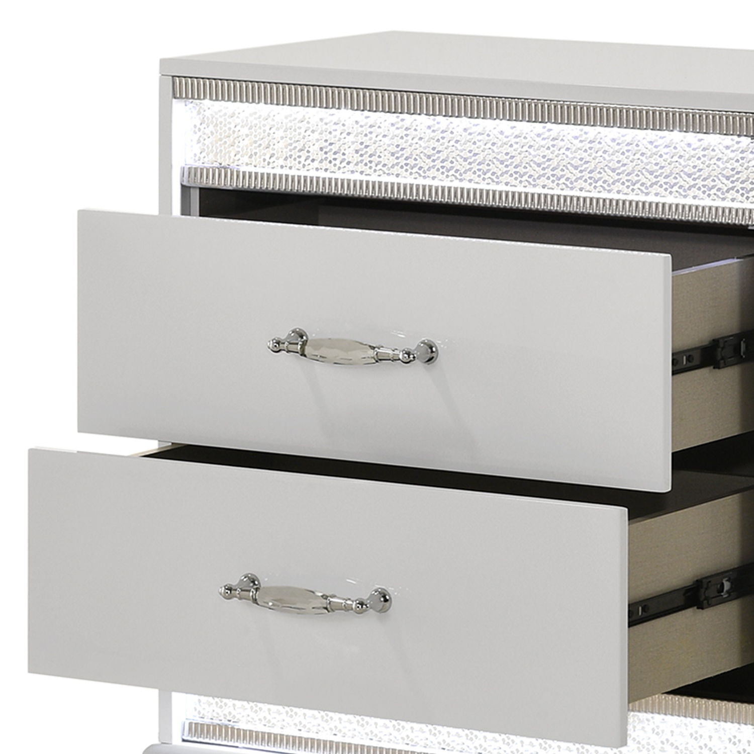 Glam - Bedroom Set With LED Headboard