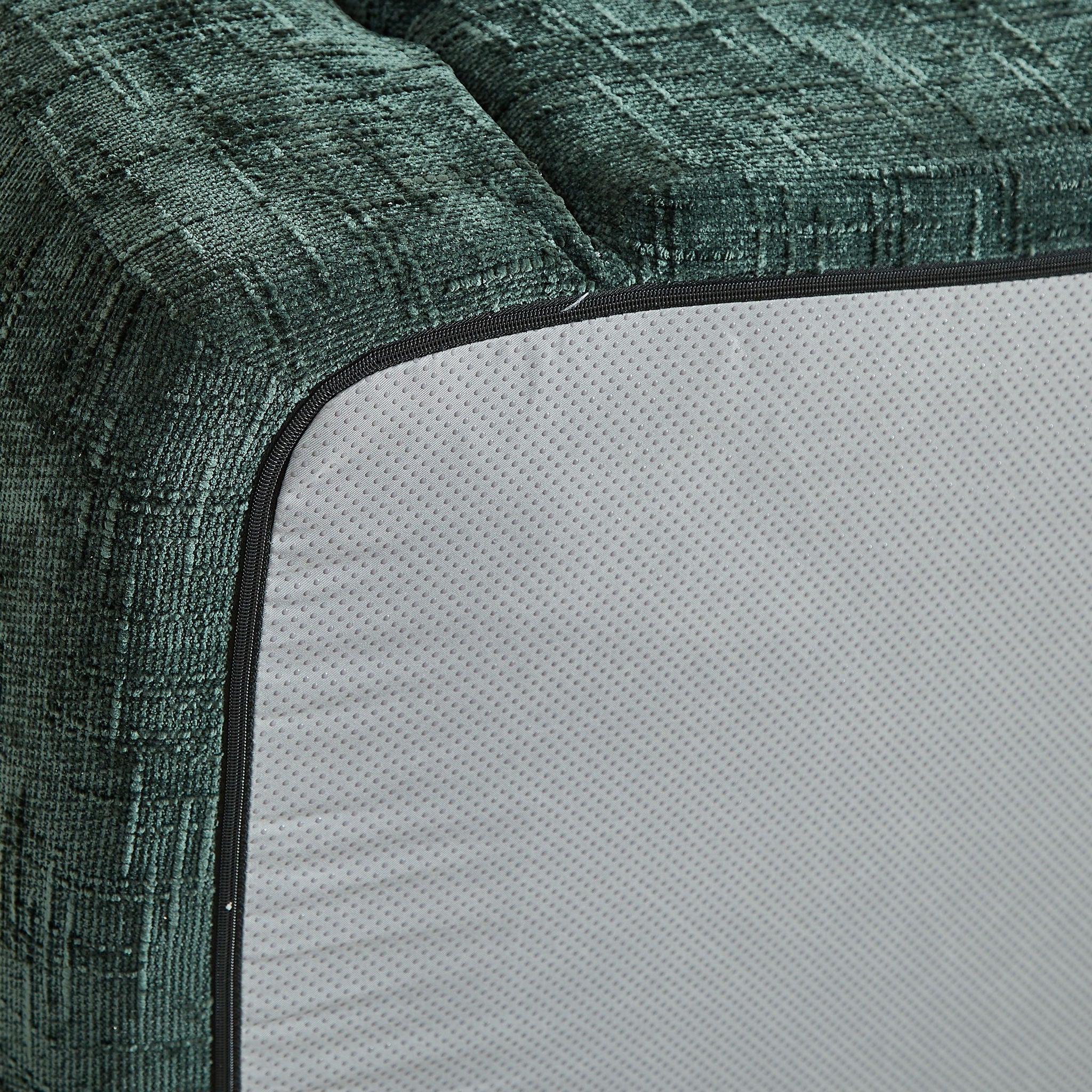 Curved Convertible Sofa, 2 In 1 Frameless Folding Sofa Bed With Pull Out Base And Deep Seat