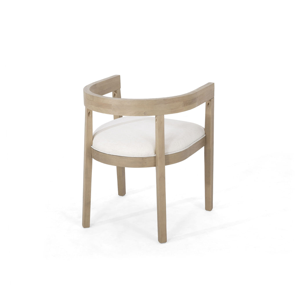 Contemporary Dining Chair Set With Armrests