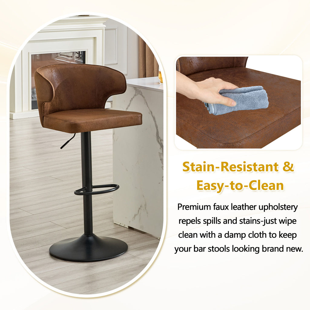 Adjustable Swivel Bar Chair