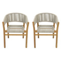 Elegant Outdoor Accent Chair (Set of 2)