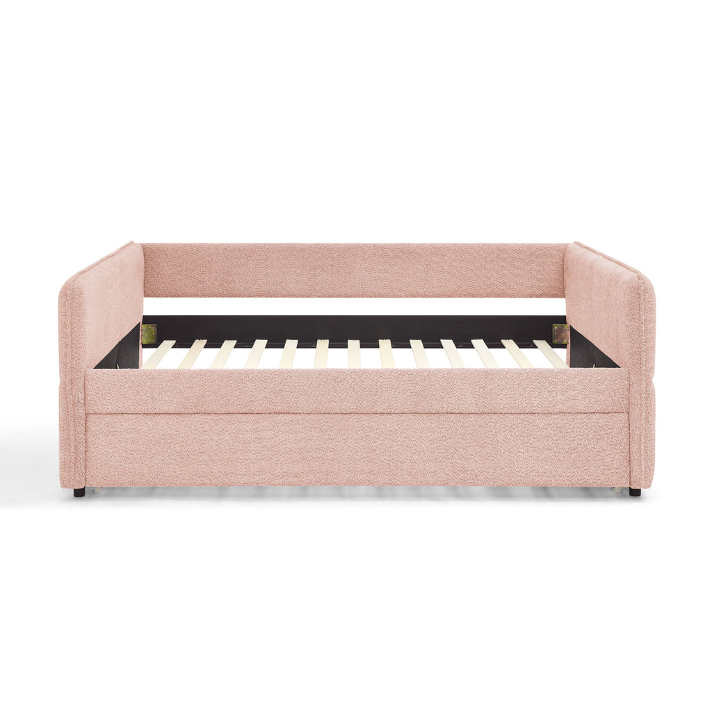 Upholstered Daybed With Pop Up Trundle