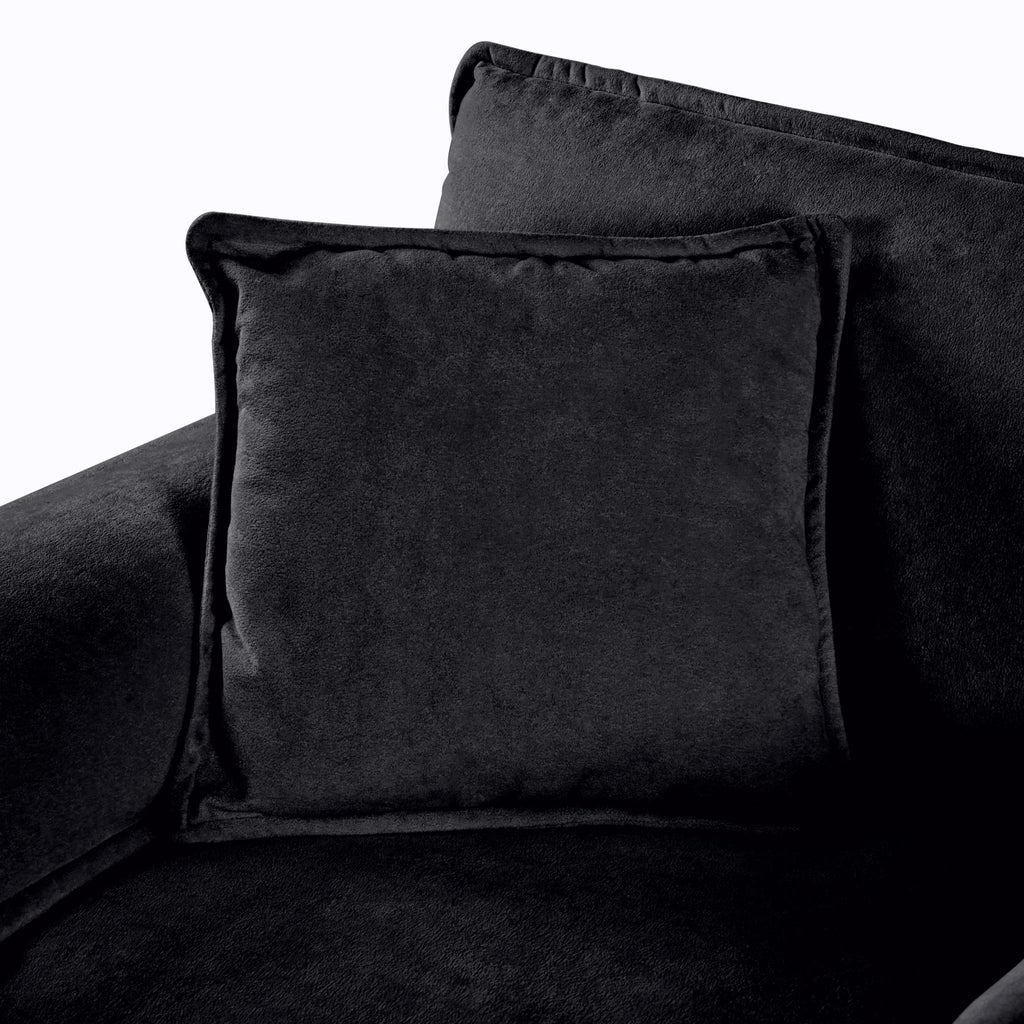 Modern Oversized Loveseat Sofa With Deep Seat And Diy Combination