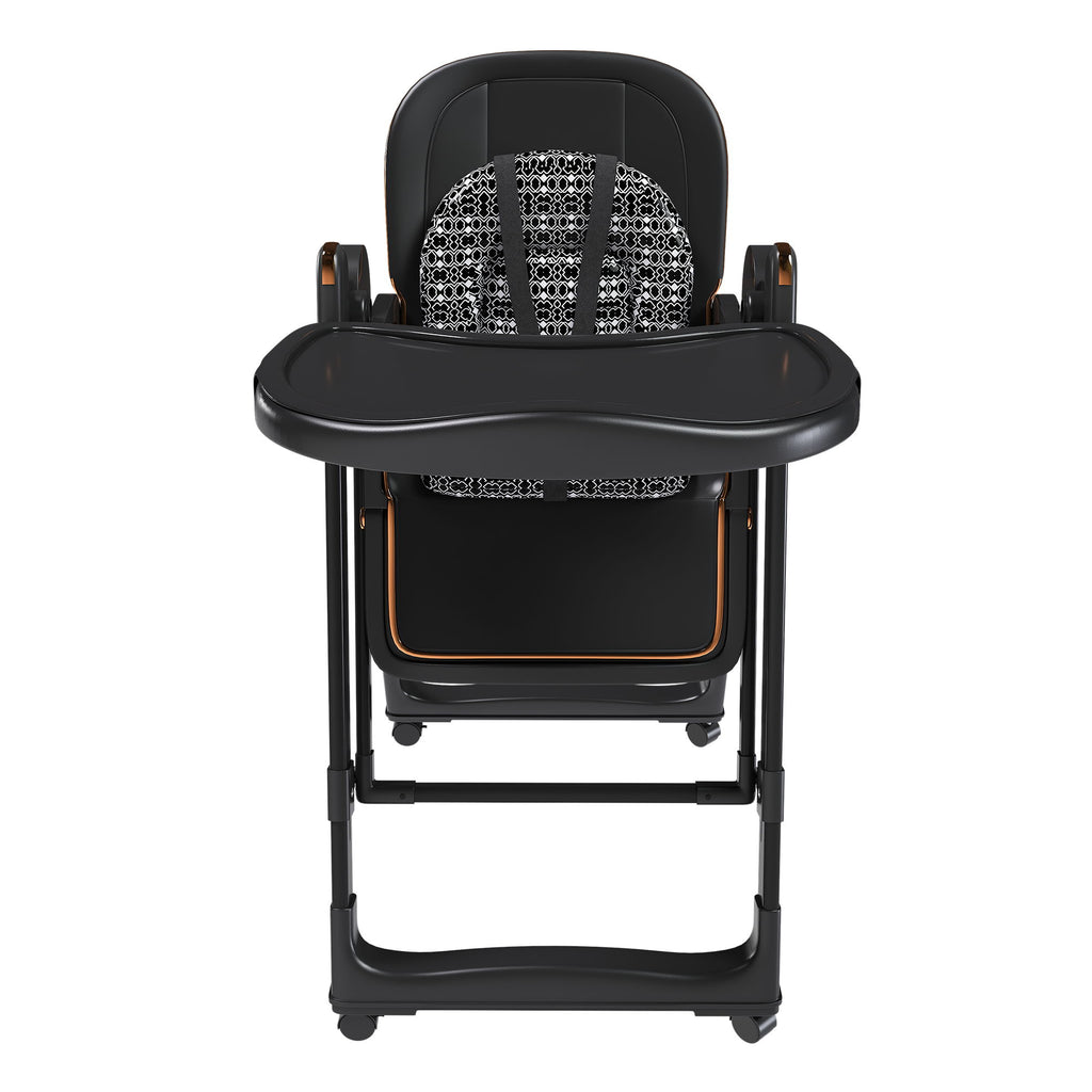 Convertible Baby High Chair To Rocker With 5 Point Harness