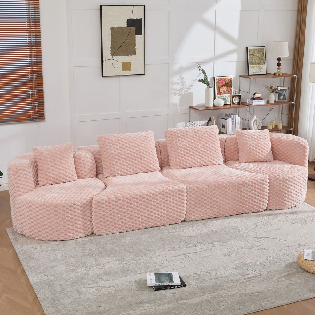 Modular Sectional Sofa With Free Combination Design