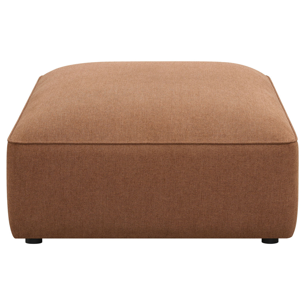 Colleen - 6 Piece Modular Sectional With Tight Seats - Terracotta