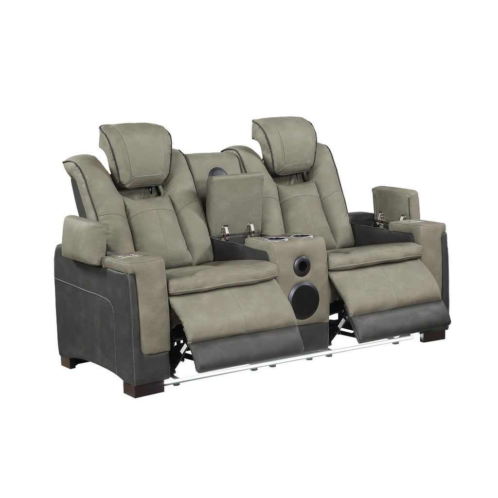 Bruno - Power Reclining Living Room Set With LED Lighting