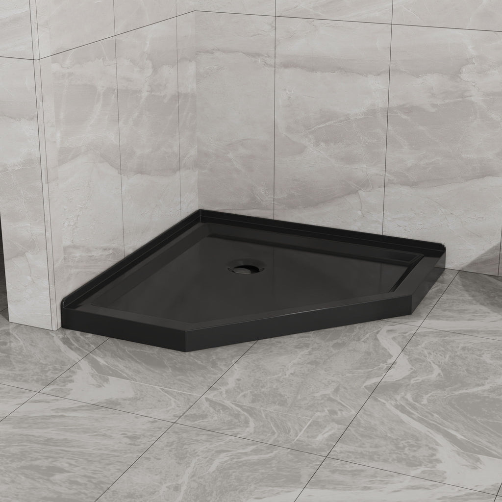 Goodyo - Neo-Angle Shower Base - Black