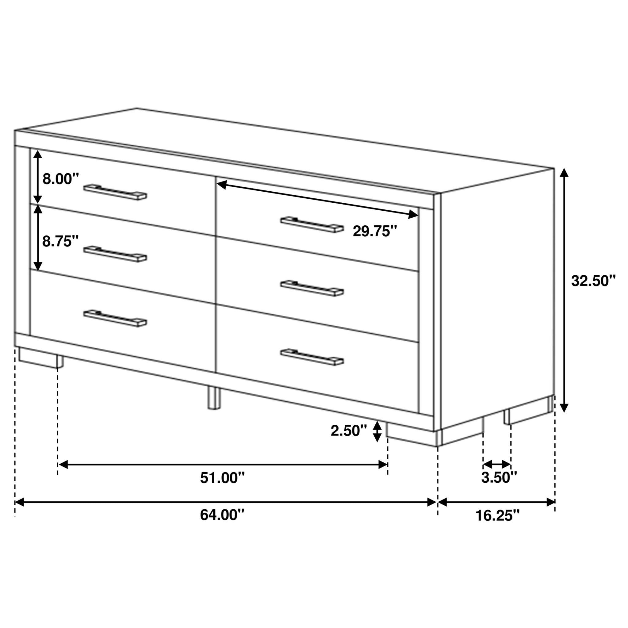 Tokyo - LED Bedroom Set