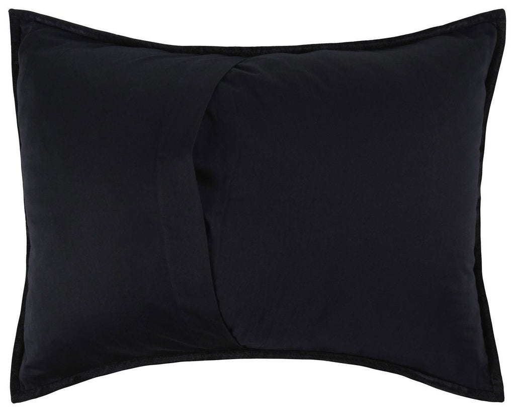 Bari - Velvet Sham - Onyx