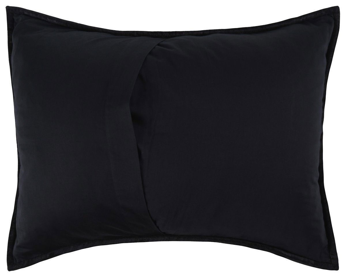 Bari - Velvet Sham - Onyx