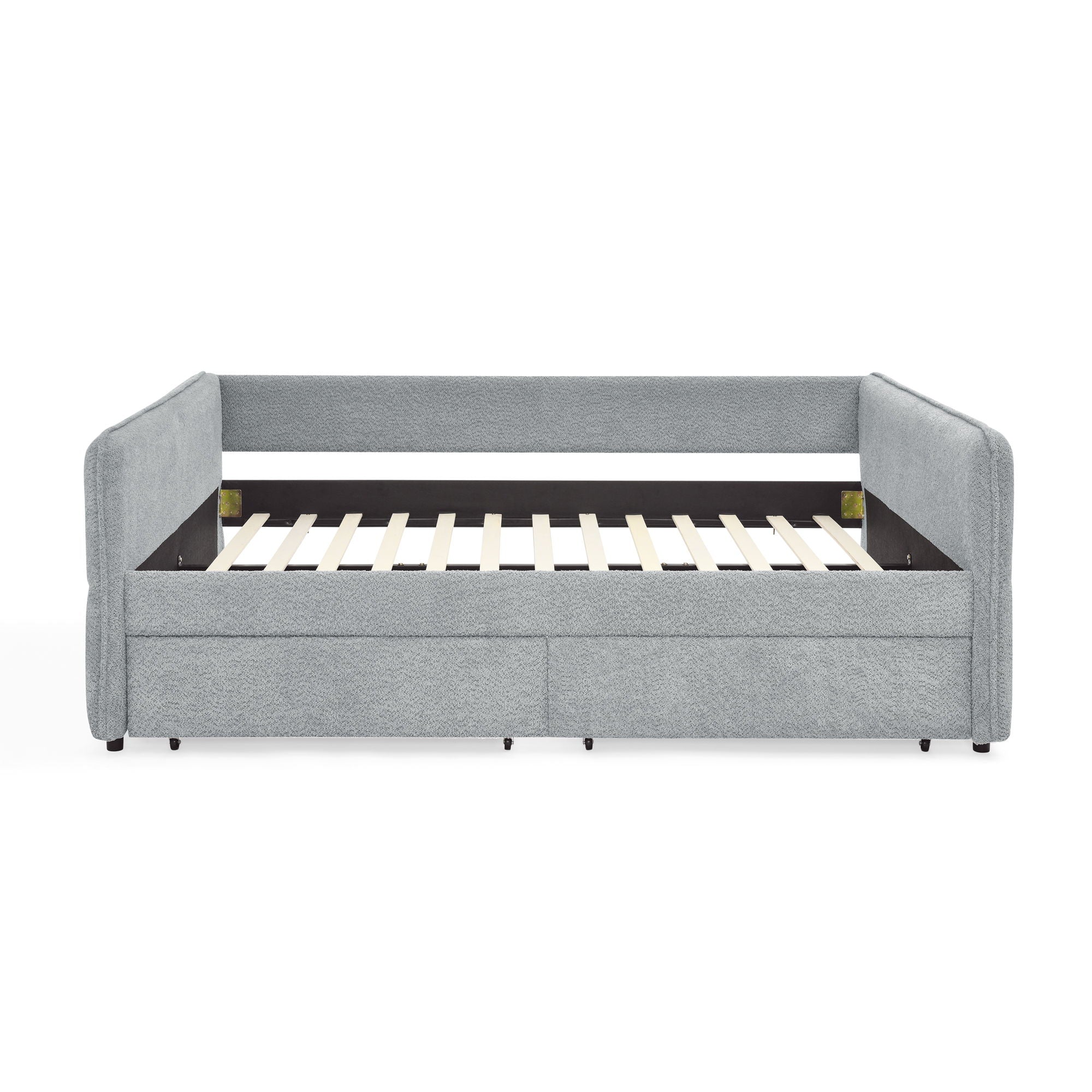 Upholstered Daybed & 2 Drawers