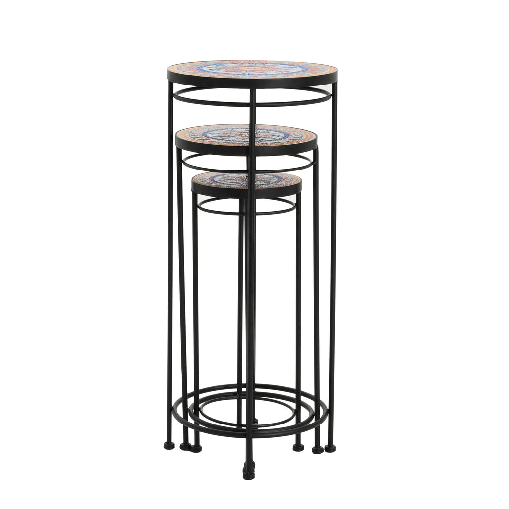 Wesley - Plant Stand - Black / Red