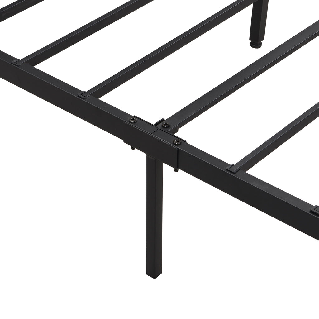 Modern Platform Bed, USB Charging Station, 2 Drawers, LED Lights
