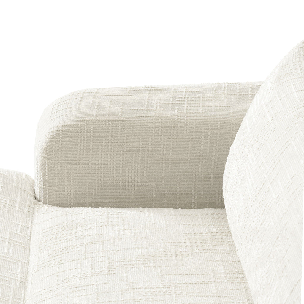 Sofa Bed Loveseat With Textured Surface And 2 Cushions