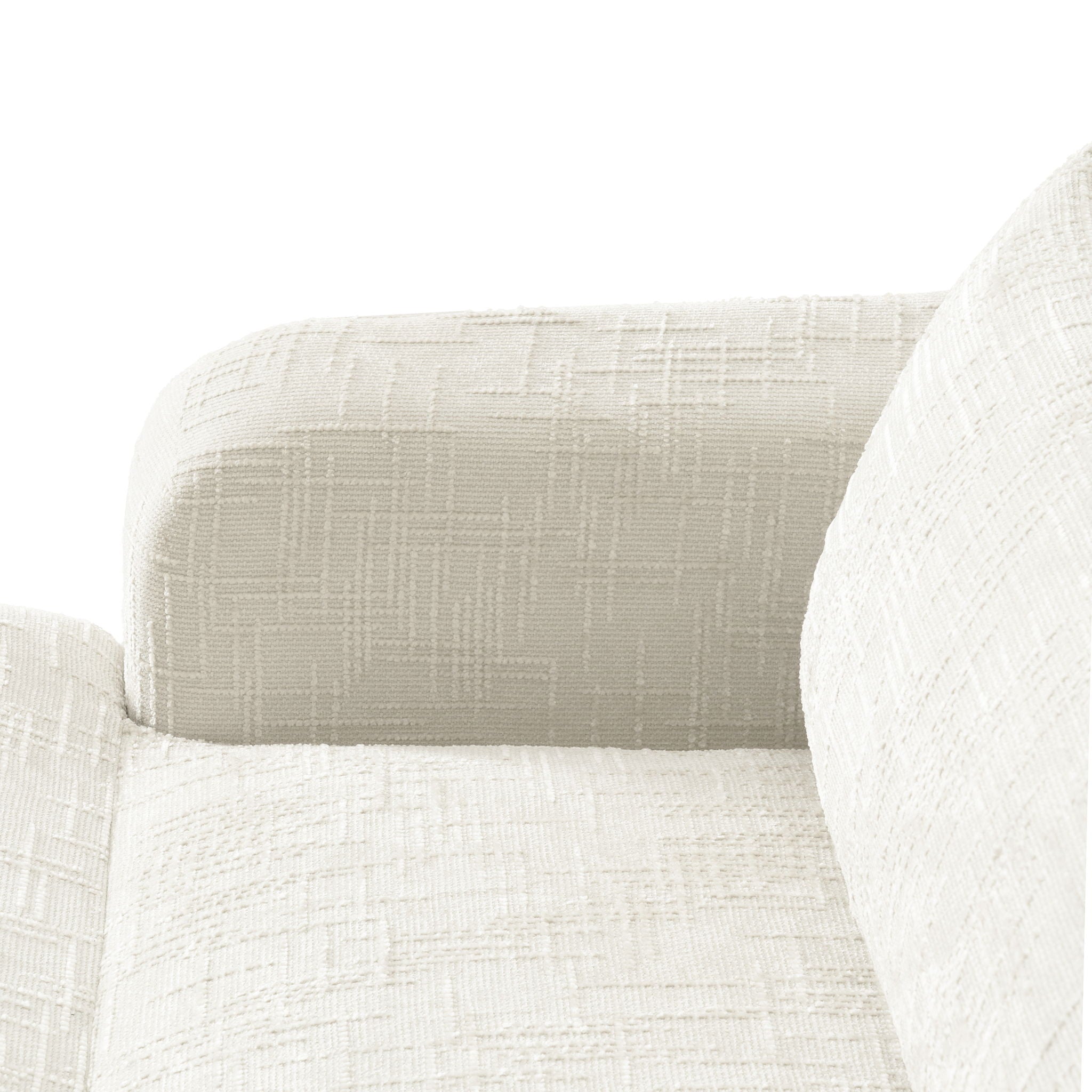 Sofa Bed Loveseat With Textured Surface And 2 Cushions