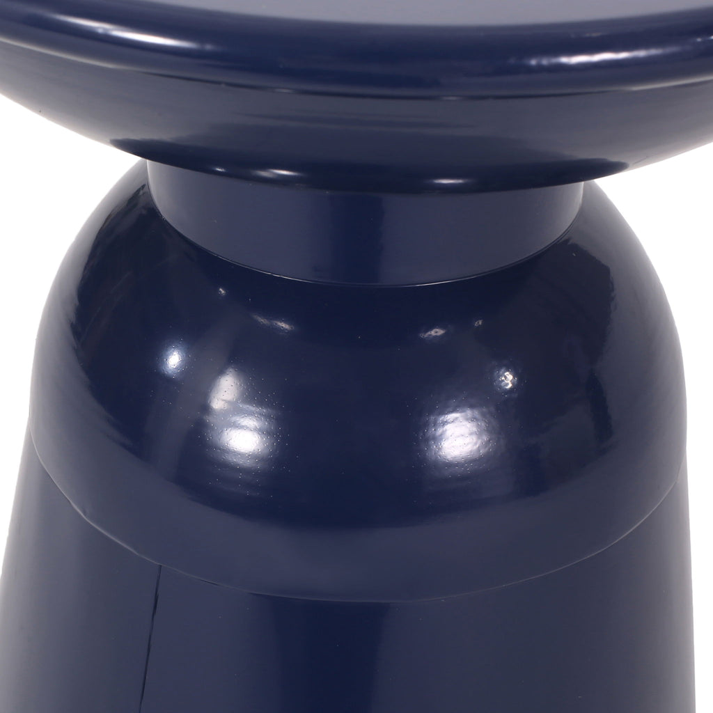 Outdoor Modern Metal End Large Table