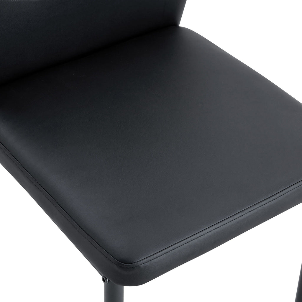 Ergonomic Simple Chair With Metal Leg