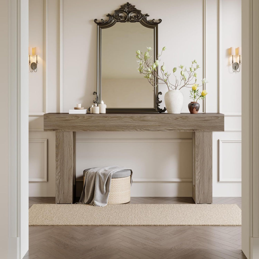 Console Table, Extra Long Narrow Sofa Table For Living Hallway
