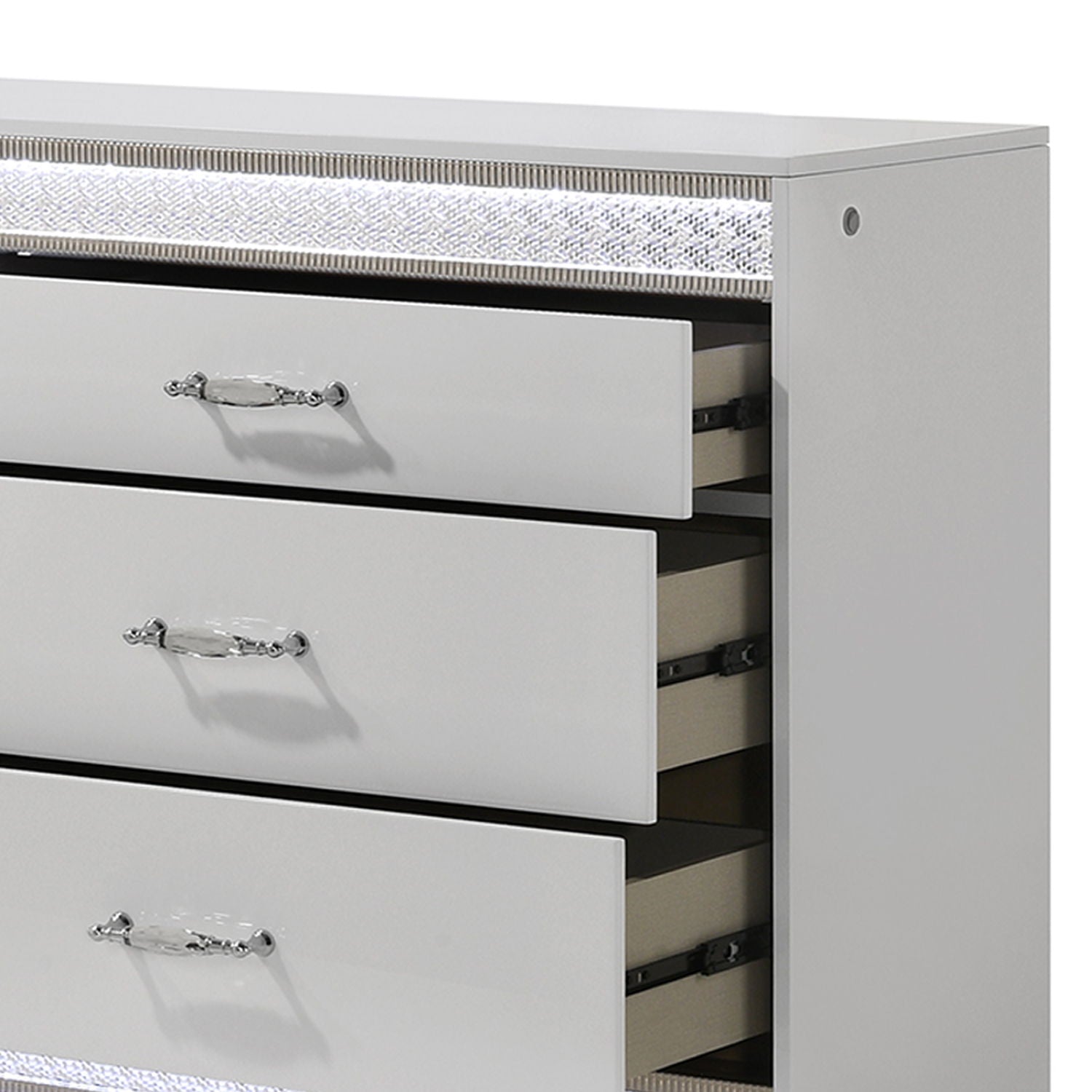 Glam - Bedroom Set With LED Headboard