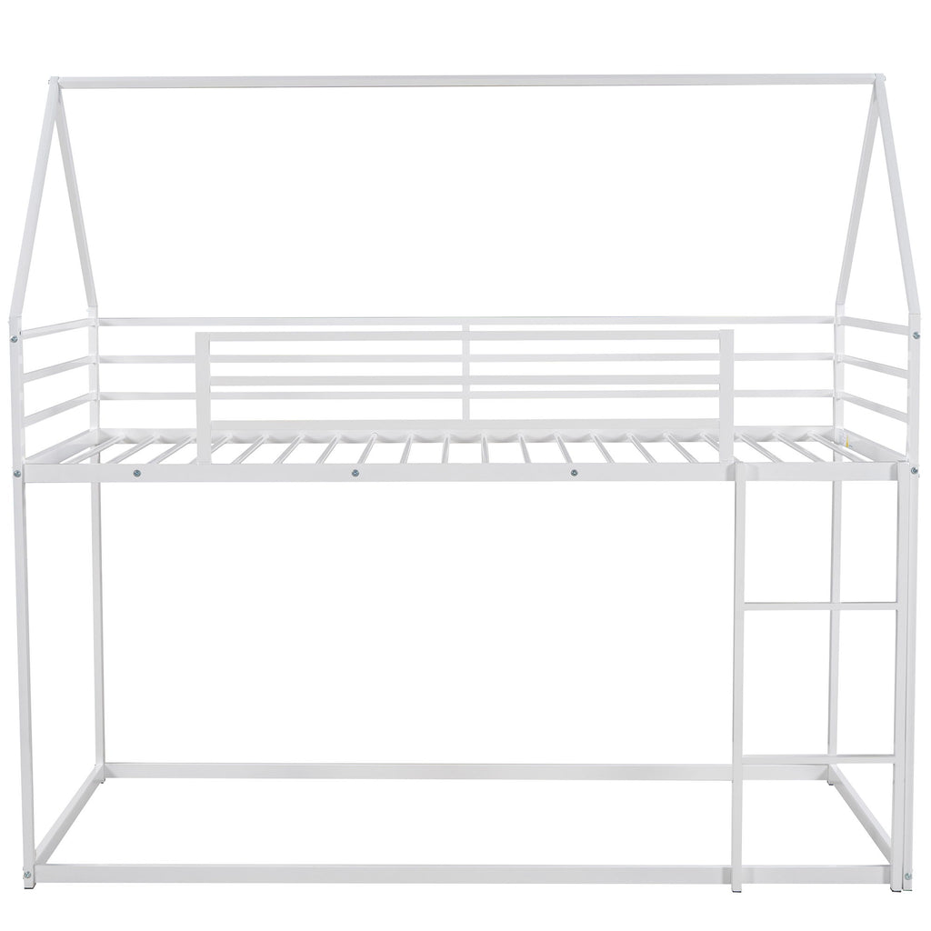 House Bunk Bed With Built In Ladder