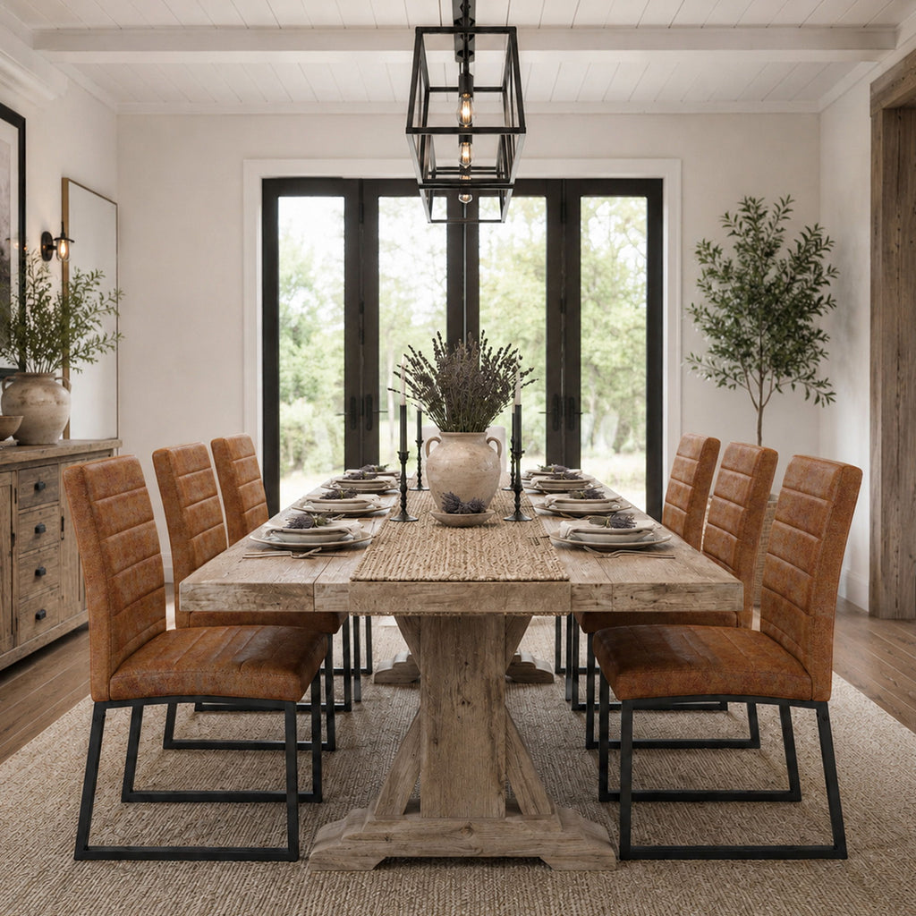 Oversized Square Design Dining Chairs For Home