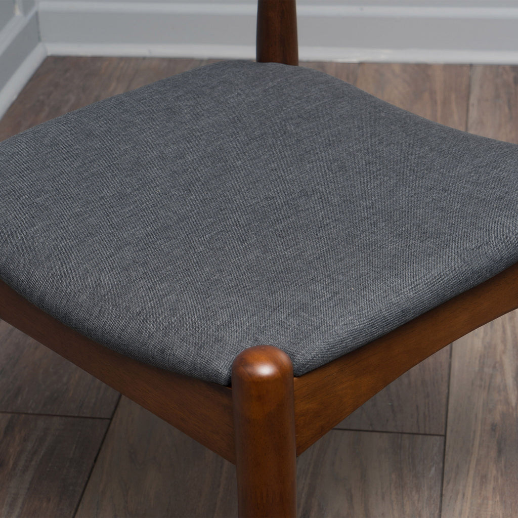 Dining Chairs With Ergonomic Backrest & Comfort Cushions (Set of 2)