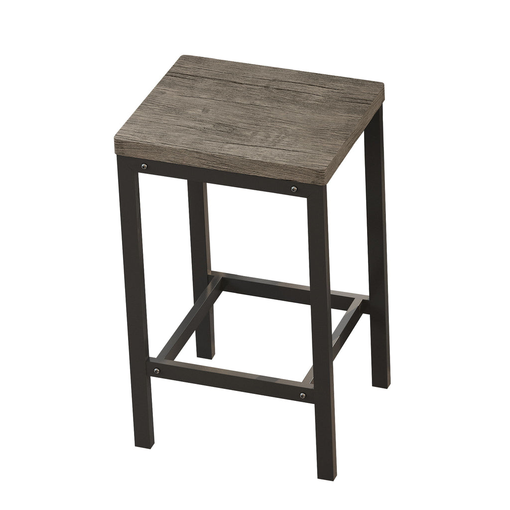 Modern Design Long Dining Table Set With 3 Stools