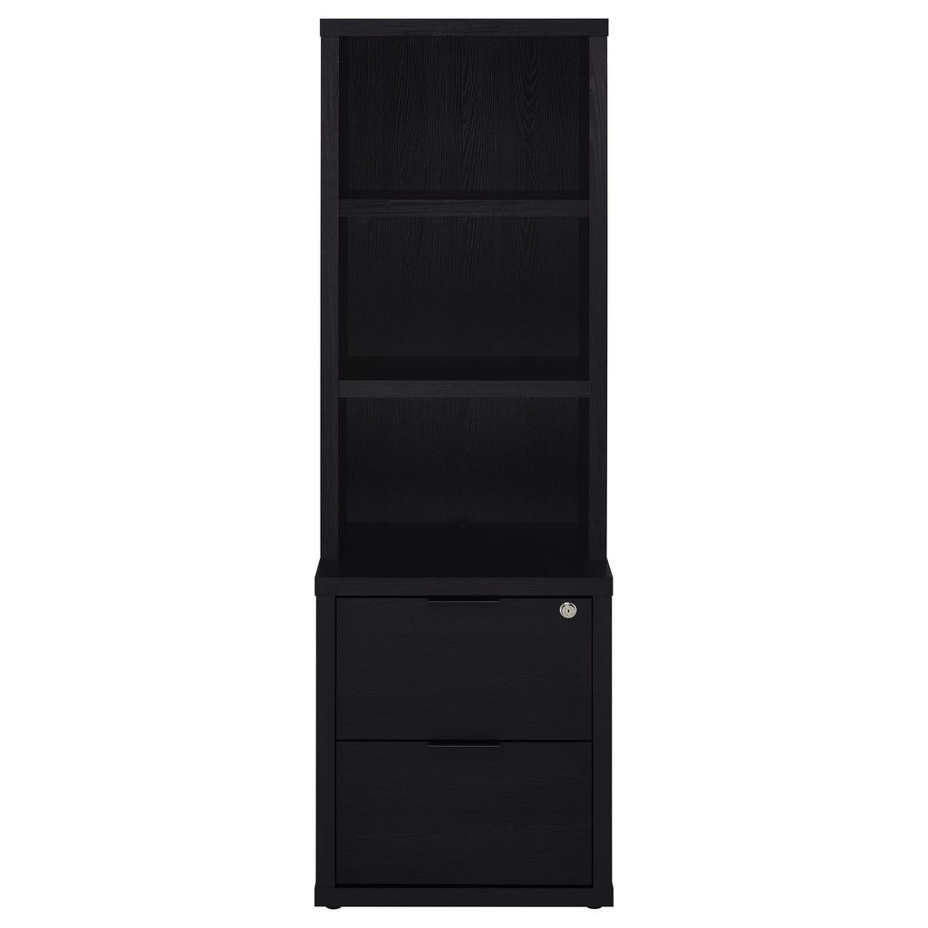 Geary - 3 Piece Wall Unit Bookcase Set With USB Storage