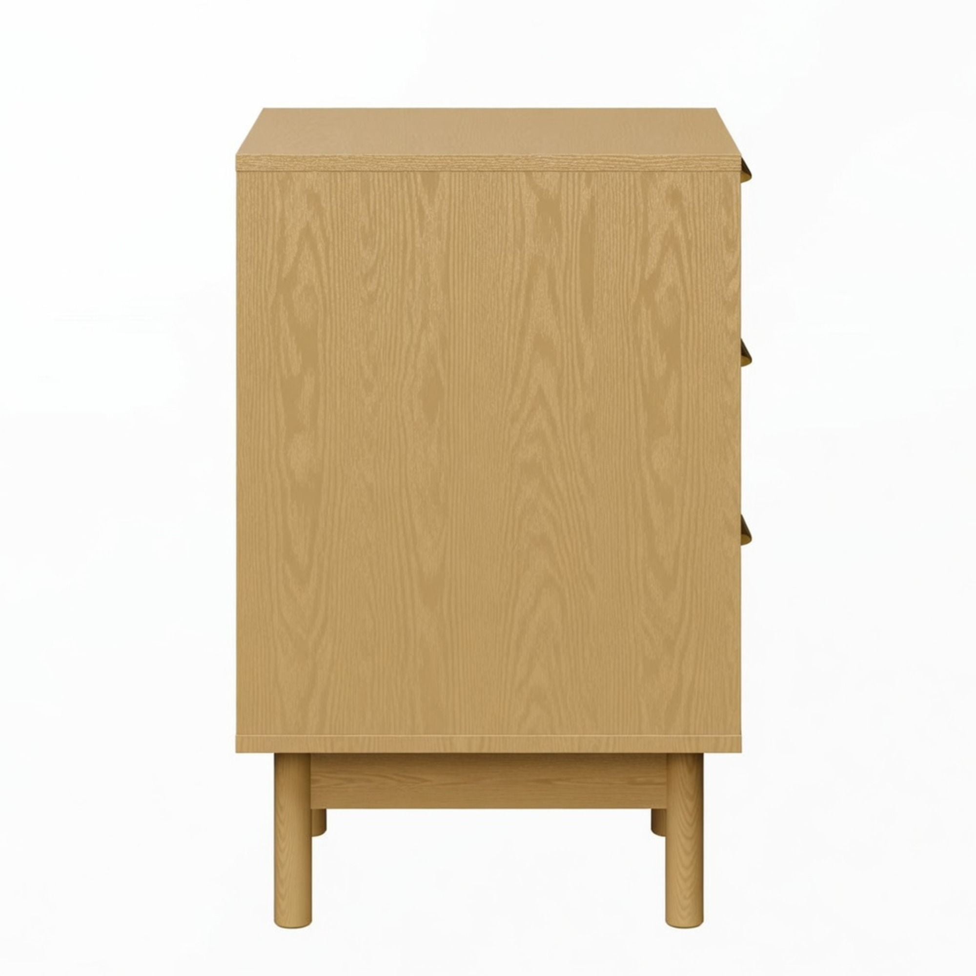 Fluted 3 Drawer Dresser