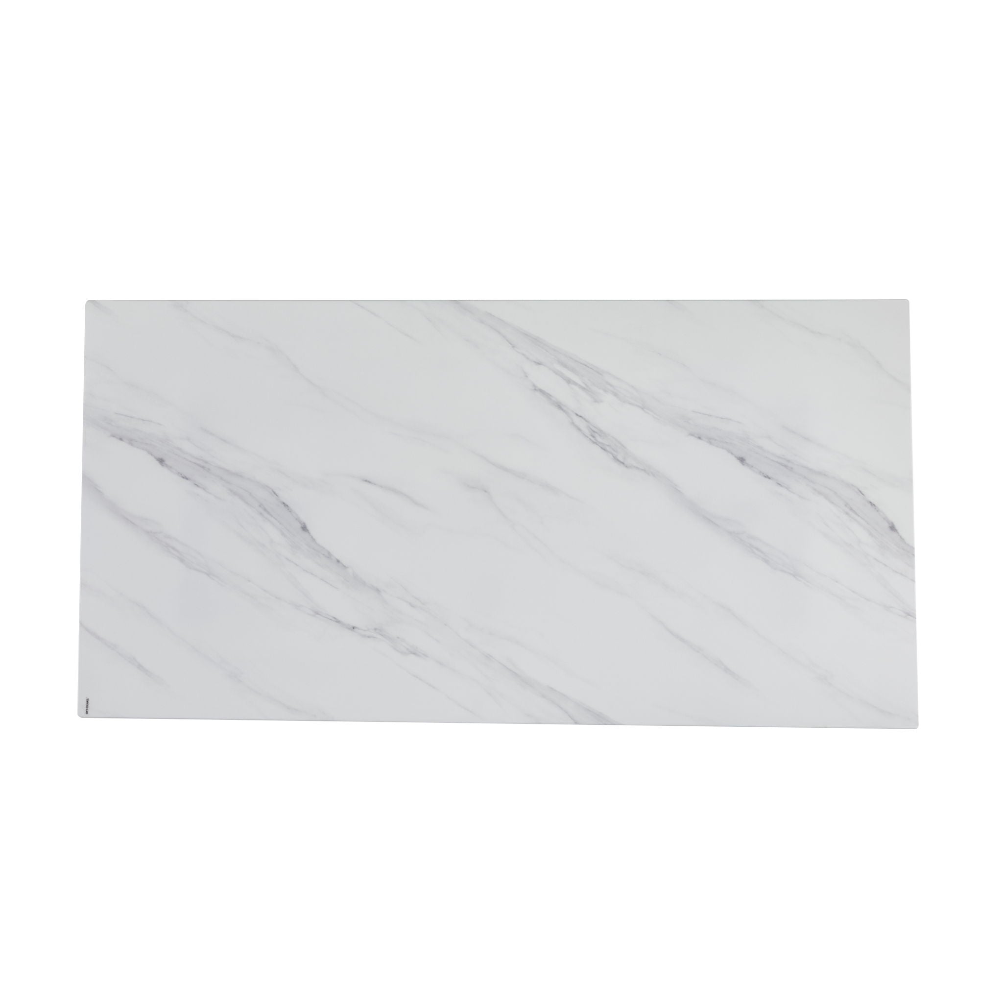 Rectangular Dining Table - Gray / White