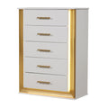 Obsession - 5 Drawer LED Chest - White