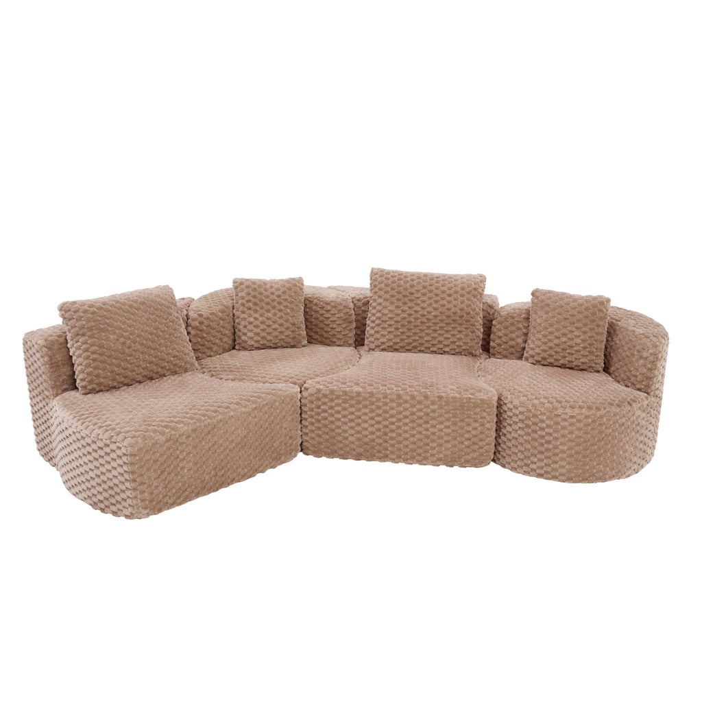 Modular Sectional Sofa With Free Combination Design
