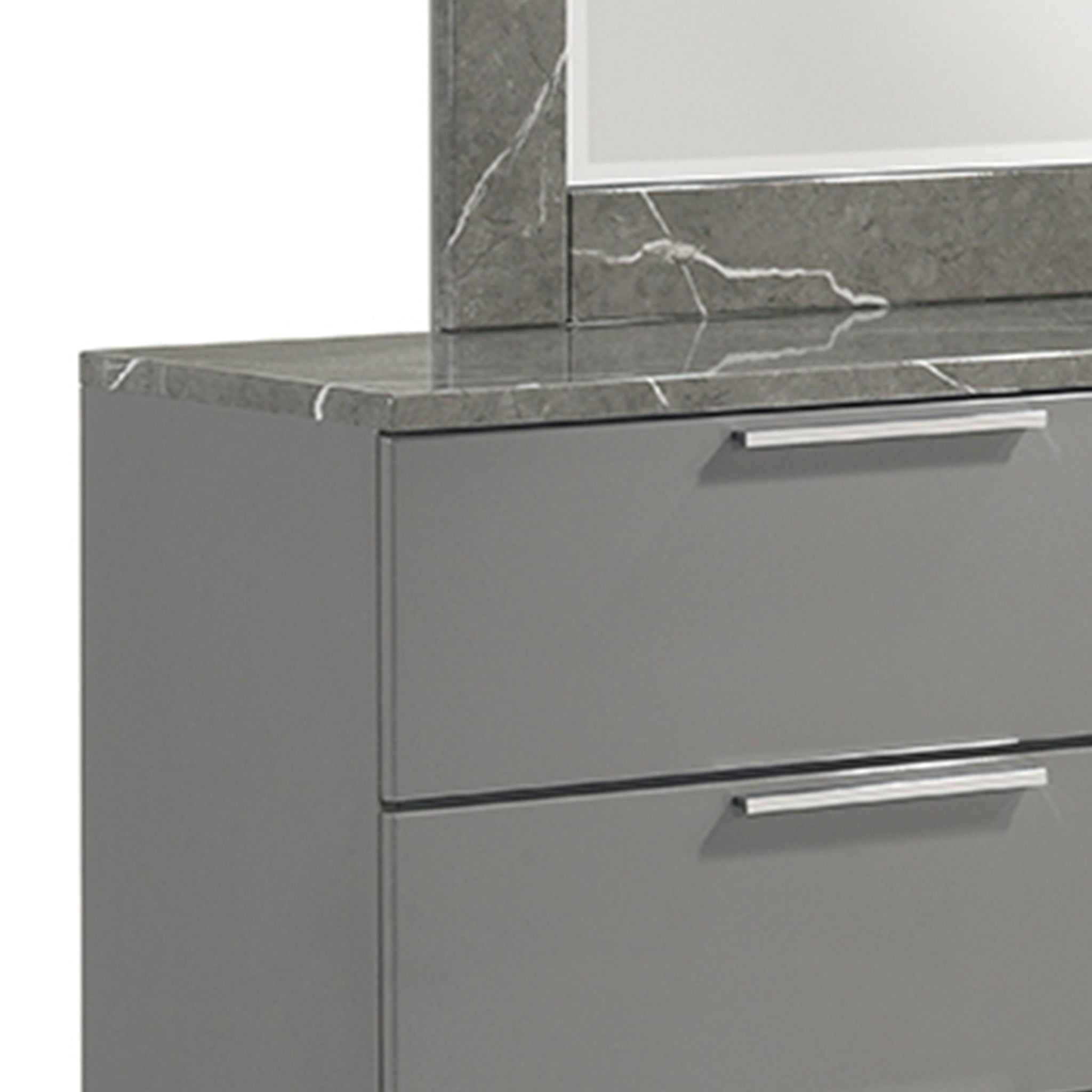 Elara - Dresser With Spacious Drawers - Gray