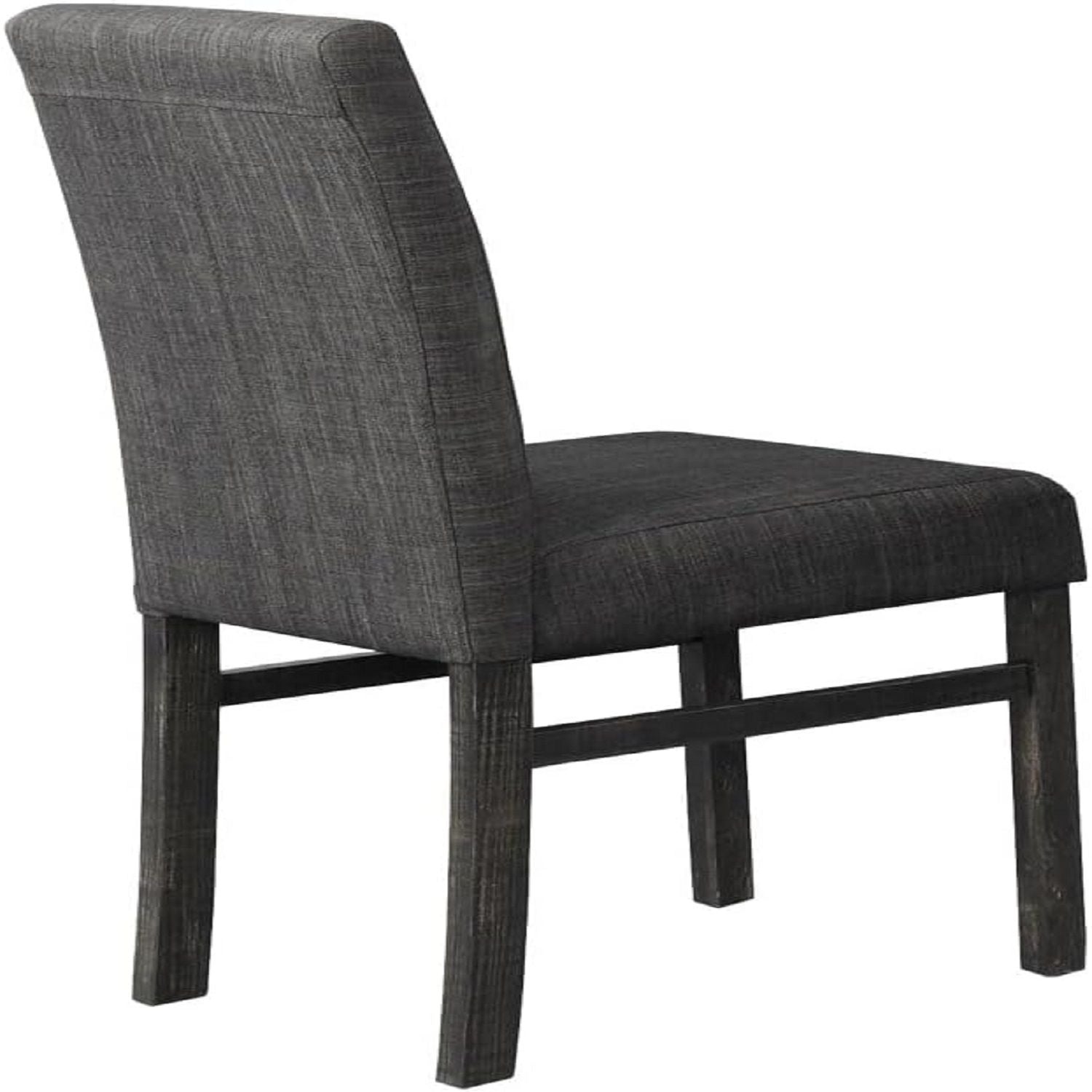 5 Piece Transitional Dining Set With Table And Upholstered Chairs